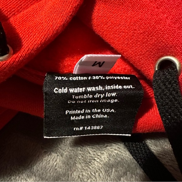 Cookies Fleece Hoodie Mens Medium - Picture 5 of 6